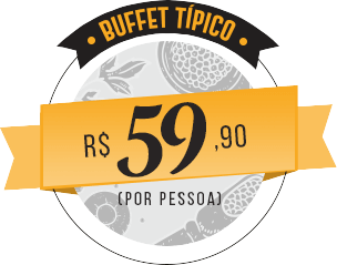 Buffer Típico R$ 59,90 (POR PESSOA)